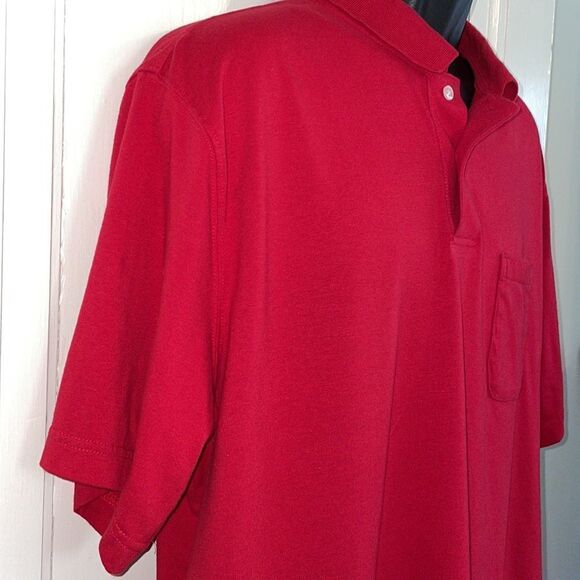 Saddlebred Comfort Flex red polo shirt - Picture 4 of 7